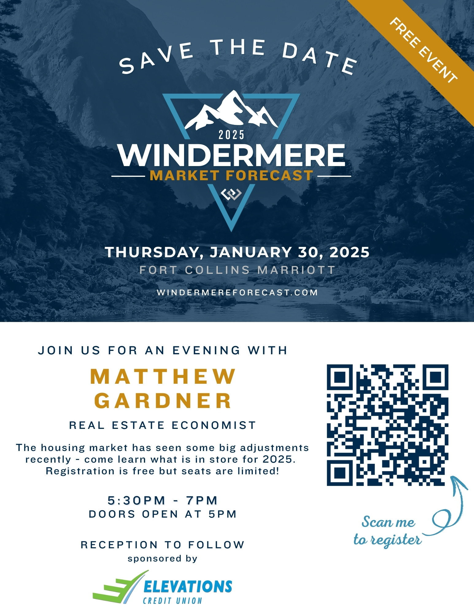 Come join us for our 11th annual Windermere Market Forecast Event on Jan 30th